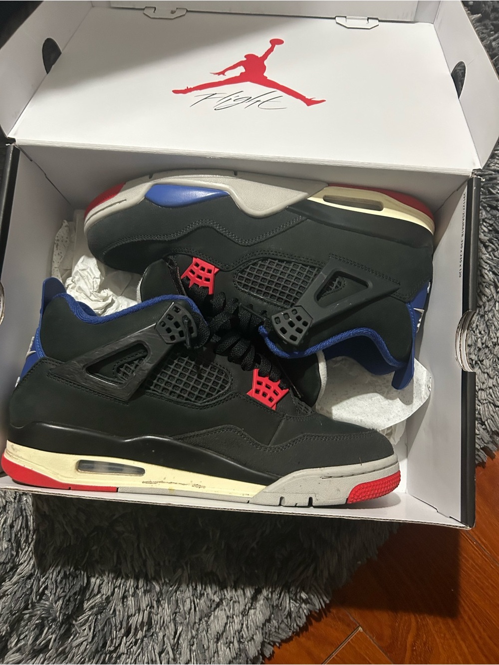Jordan 4 Retro Rate Air (White Lettering) Size 9 Mens